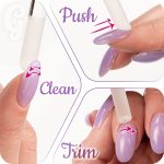 Glass Cuticle Pusher by GLADZY - Manicure Stick Professional Nail Care, Precision Filing Cuticle Remover, Etched Surface Never Wears Out, Genuine Czech Quality - Image 3